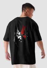 Load image into Gallery viewer, fanideaz Mens Half Sleeve Oversized God of WAR Printed Cotton Tshirt