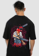 Load image into Gallery viewer, fanideaz Mens Half Sleeve Oversized Anime Printed Cotton Tshirt