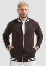Load image into Gallery viewer, fanideaz Men’s Full Sleeve Cotton Stylish Bomber Jacket With Side Pockets