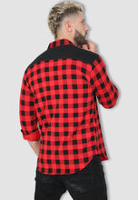 Load image into Gallery viewer, fanideaz Mens Checkered Cotton Lycra Full Sleeve Casual Shirts for Men