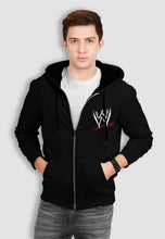 Load image into Gallery viewer, fanideaz Mens Cotton Graphic WW Printed Zip Hooded Sweatshrits for Men