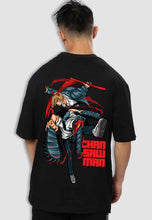 Load image into Gallery viewer, fanideaz Mens Half Sleeve Oversized Anime Printed Cotton Tshirt