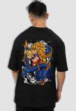 Load image into Gallery viewer, fanideaz Mens Half Sleeve Oversized Anime Dragon Ball Z Printed Cotton Tshirt