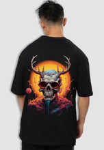 Load image into Gallery viewer, fanideaz Mens Half Sleeve Oversized Sabbac Printed Cotton Tshirt