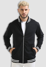 Load image into Gallery viewer, fanideaz Men’s Full Sleeve Cotton Stylish Bomber Jacket With Side Pockets