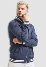 Load image into Gallery viewer, fanideaz Men’s Full Sleeve Cotton Stylish Bomber Jacket With Side Pockets