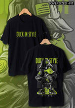 Load image into Gallery viewer, fanideaz Mens Half Sleeve Oversized Duck in Style Printed Cotton Tshirt