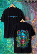 Load image into Gallery viewer, fanideaz Mens Half Sleeve Oversized Mandala Art Printed Cotton Tshirt