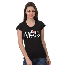 Load image into Gallery viewer, fanideaz Cotton Parody Mr and Mrs Printed Couple T Shirt
