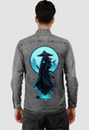 fanideaz Branded Mens Full Sleeve Cotton Anime Printed Denim Shirt for Men