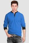 Custom Henley Printed T Shirts