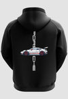 fanideaz Mens Cotton Graphic Porsche Hooded Sweatshrits for Men