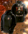 fanideaz Mens Cotton Graphic Skull Printed Hooded Sweatshrits for Men