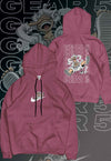 fanideaz Mens Cotton Graphic Luffy Printed Hooded Sweatshrits for Men