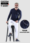 Signature Henley Printed T-Shirt