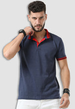 Load image into Gallery viewer, Fanideaz Men’s Cotton Half Sleeve Mandarin Chinese Collar T Shirts for Men
