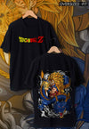 fanideaz Mens Half Sleeve Oversized Anime Dragon Ball Z Printed Cotton Tshirt