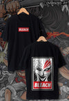 fanideaz Mens Half Sleeve Oversized Bleach Printed Cotton Tshirt