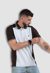 fanideaz Mens Half Sleeve Cotton Cut and Sew Branded Polo T-Shirt for Mens