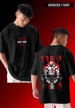 Load image into Gallery viewer, fanideaz Mens Half Sleeve Oversized GYM EDITION
