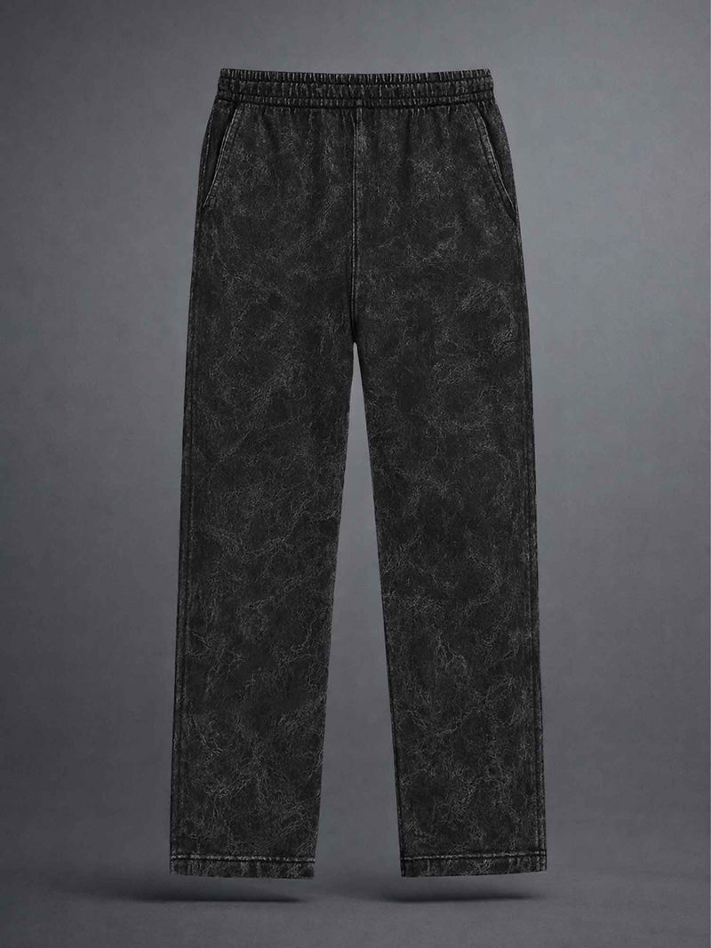 Acid Wash Track-Pants