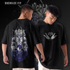 fanideaz Mens Half Sleeve Oversized Anime Collection