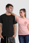 fanideaz Branded Cotton Matching Printed Couples Combo T-Shirt
