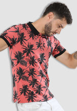 Load image into Gallery viewer, fanideaz Mens Cotton Half Sleeve Printed Polo T Shirt with Collar
