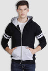 fanideaz Men's Cotton Hooded Sweatshirt with Zip