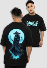 Load image into Gallery viewer, fanideaz Mens Half Sleeve Oversized Dawn Printed Cotton Tshirt
