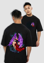 Load image into Gallery viewer, fanideaz Mens Half Sleeve Oversized Anime Printed Cotton Tshirt
