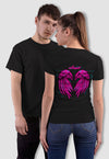 fanideaz Branded Cotton Matching Printed Couples Combo T-Shirt