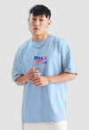 fanideaz Mens Half Sleeve Oversized RIDE OR DIE Printed Cotton Tshirt