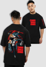 Load image into Gallery viewer, fanideaz Mens Half Sleeve Oversized Anime Printed Cotton Tshirt
