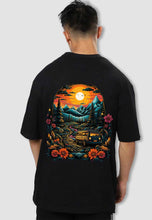 Load image into Gallery viewer, fanideaz Mens Half Sleeve Oversized Explore Printed Cotton Tshirt