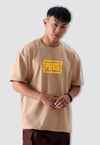 fanideaz Mens Half Sleeve Oversized PUBG Printed Cotton Tshirt