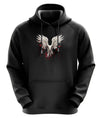 fanideaz Mens Cotton Graphic WIngs Printed Hooded Sweatshrits for Men