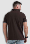 fanideaz Mens Half Sleeve Cotton Cut and Sew Branded Polo T-Shirt for Mens