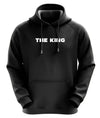 fanideaz Mens Cotton Graphic THE KING Printed Hooded Sweatshrits for Men
