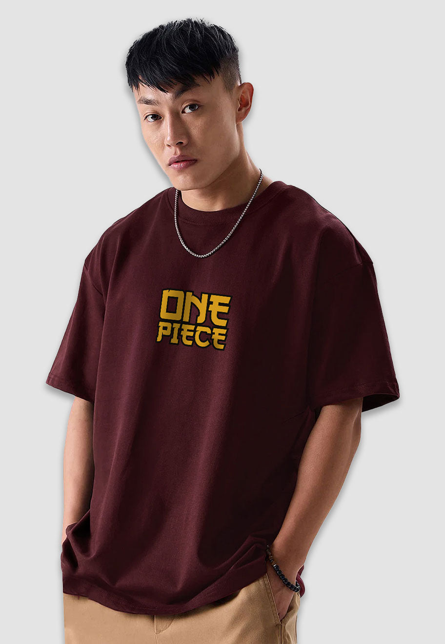 fanideaz Mens Half Sleeve Oversized Onepiece Printed Cotton