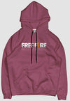 fanideaz Mens Cotton Graphic Free Fire Printed Hooded Sweatshrits for Men