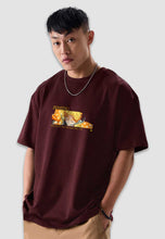 Load image into Gallery viewer, fanideaz Mens Half Sleeve Oversized Zenitsu Printed Cotton Tshirt
