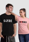 fanideaz Branded Cotton Matching Printed Couples Combo T-Shirt