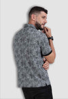 fanideaz Mens Half Sleeve Cotton Floral Printed Branded Polo T-Shirt for Mens