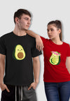fanideaz Branded Cotton Matching Printed Couples Combo T-Shirt
