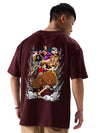fanideaz Mens Half Sleeve Oversized OnePiece Printed Cotton Tshirt