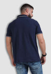 fanideaz Mens Half Sleeve Cotton Cut and Sew Branded Polo T-Shirt for Mens
