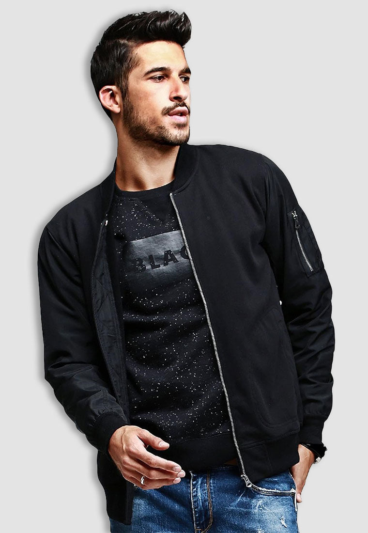 Mens cotton bomber best sale