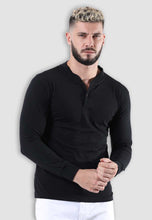 Load image into Gallery viewer, fanideaz Men’s Cotton Full Sleeve Henley Combo 2 T Shirts for Men
