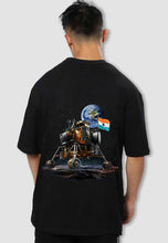 Load image into Gallery viewer, fanideaz Mens Half Sleeve Oversized ISRO Printed Cotton Tshirt
